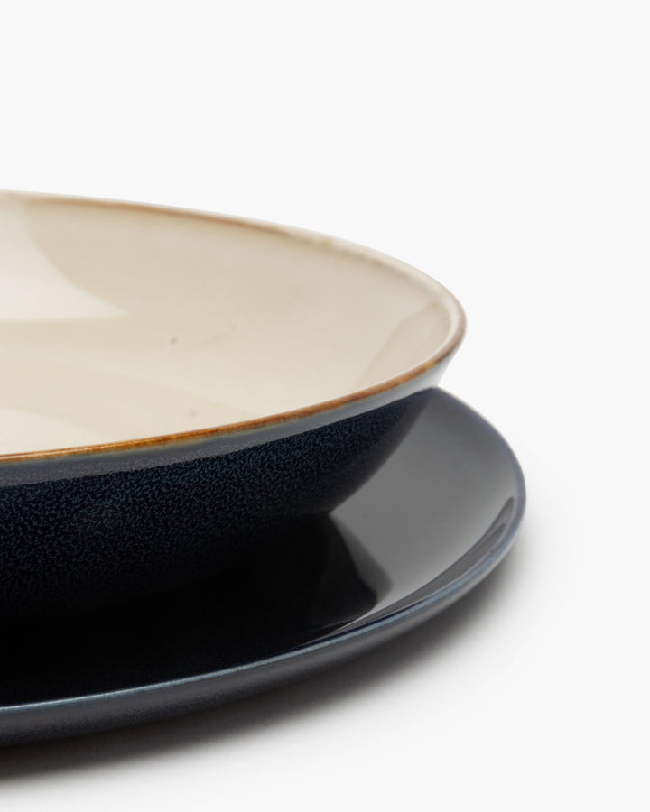 Diep Bord L Dark Blue/Misty Grey