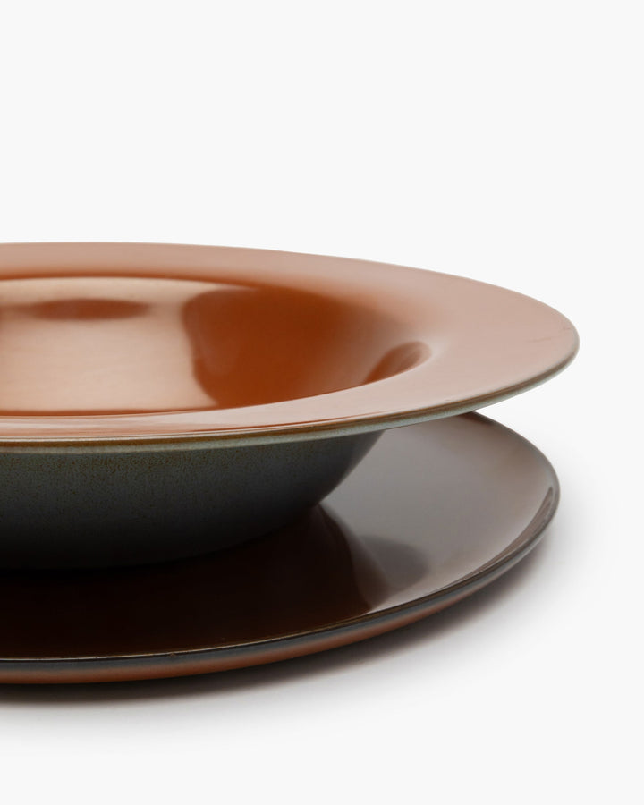 Pastabord L Smoky Blue/Rust