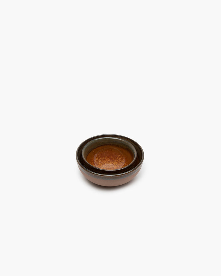 Kom S Rusty Brown Surface - Set van 4