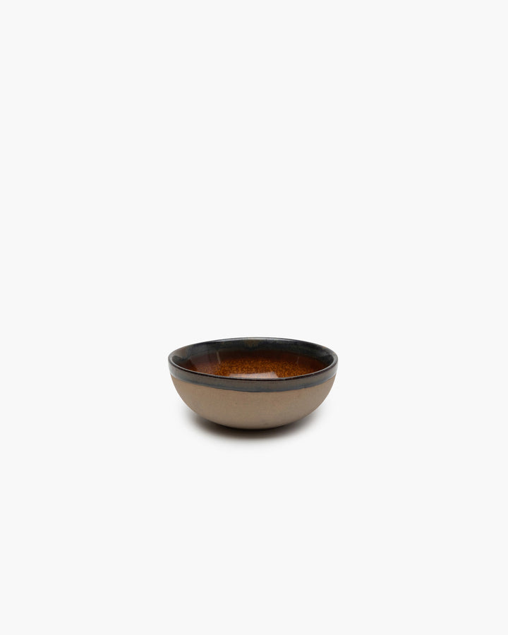 Kom M Rusty Brown Surface - Set van 4