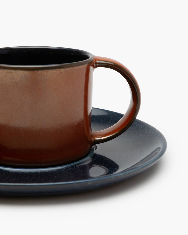 Schotel voor Espressokopje Dark Blue