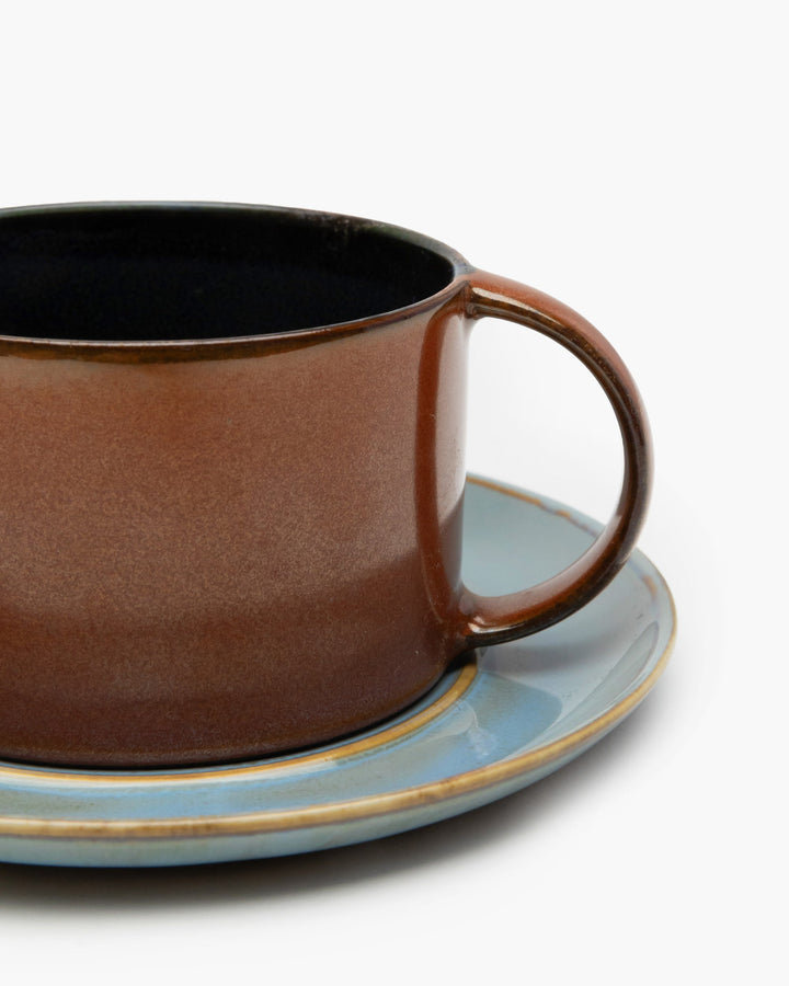 Schotel voor Koffiekop Smoky Blue