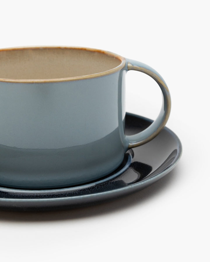Schotel voor Koffiekop Dark Blue