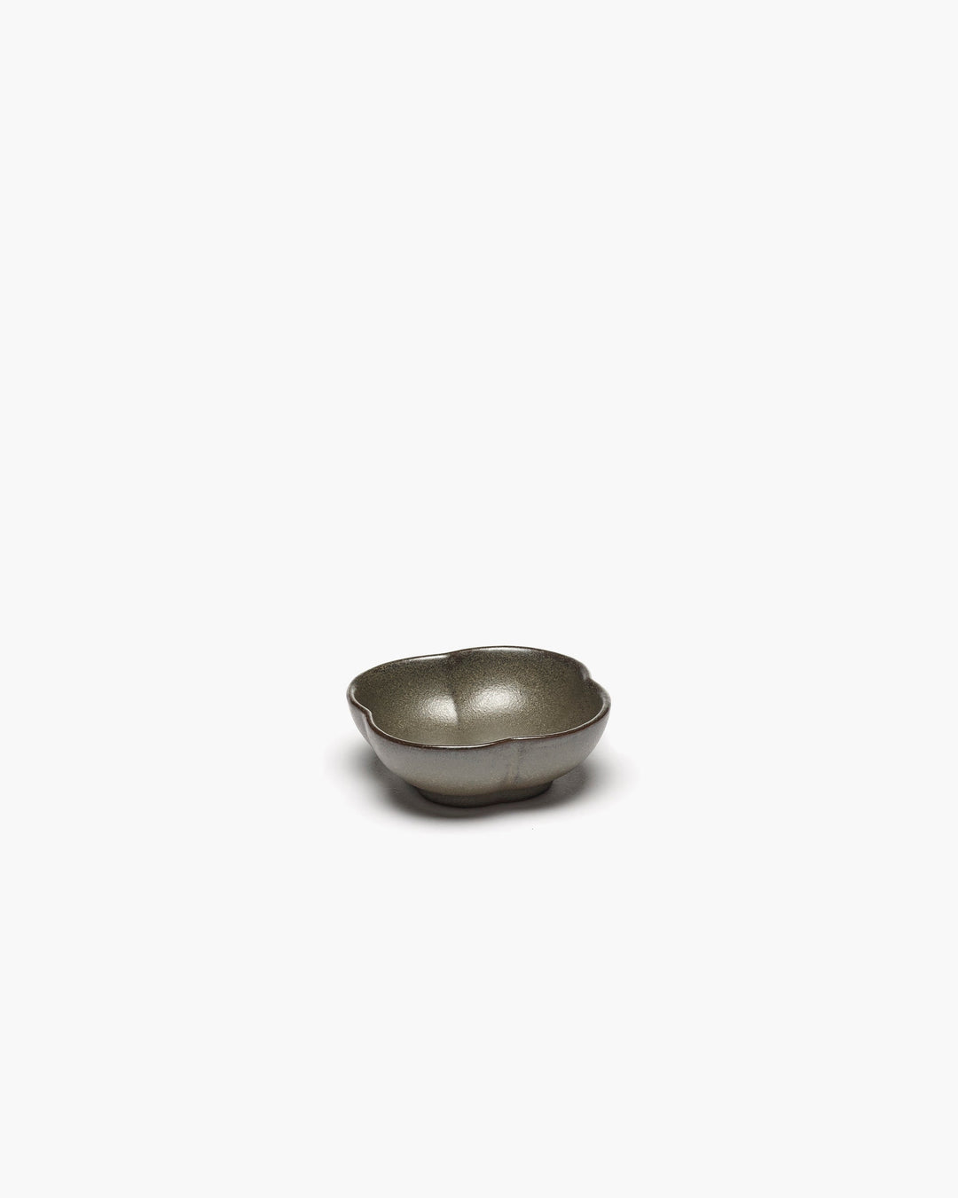 Kom Geribbeld S Groen Inku - Set van 4