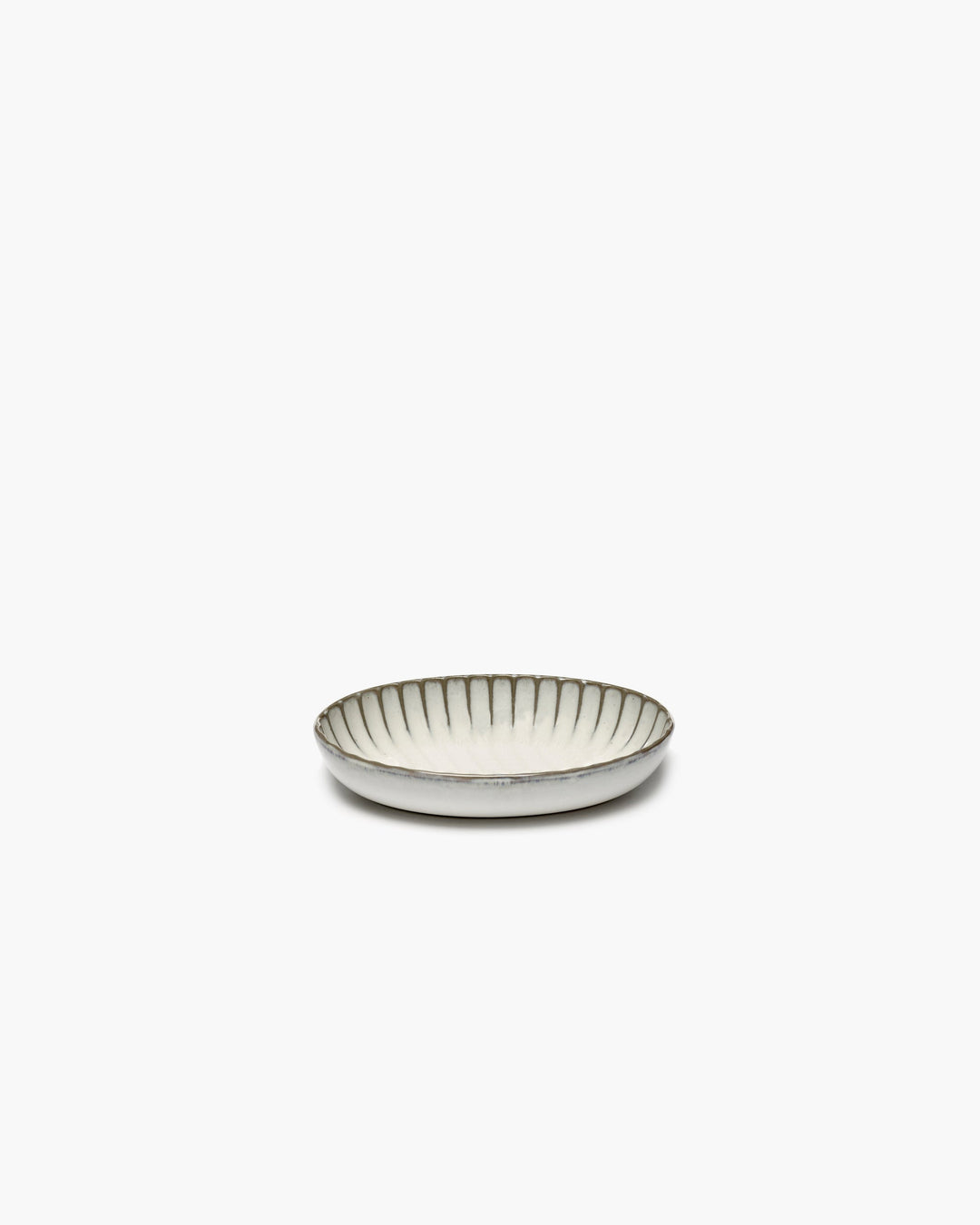Serveerkom Ovaal S Wit Inku - Set van 2