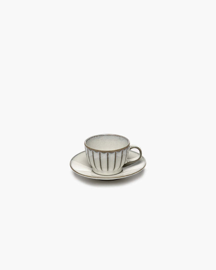 Koffiekop Wit Inku - Set van 4