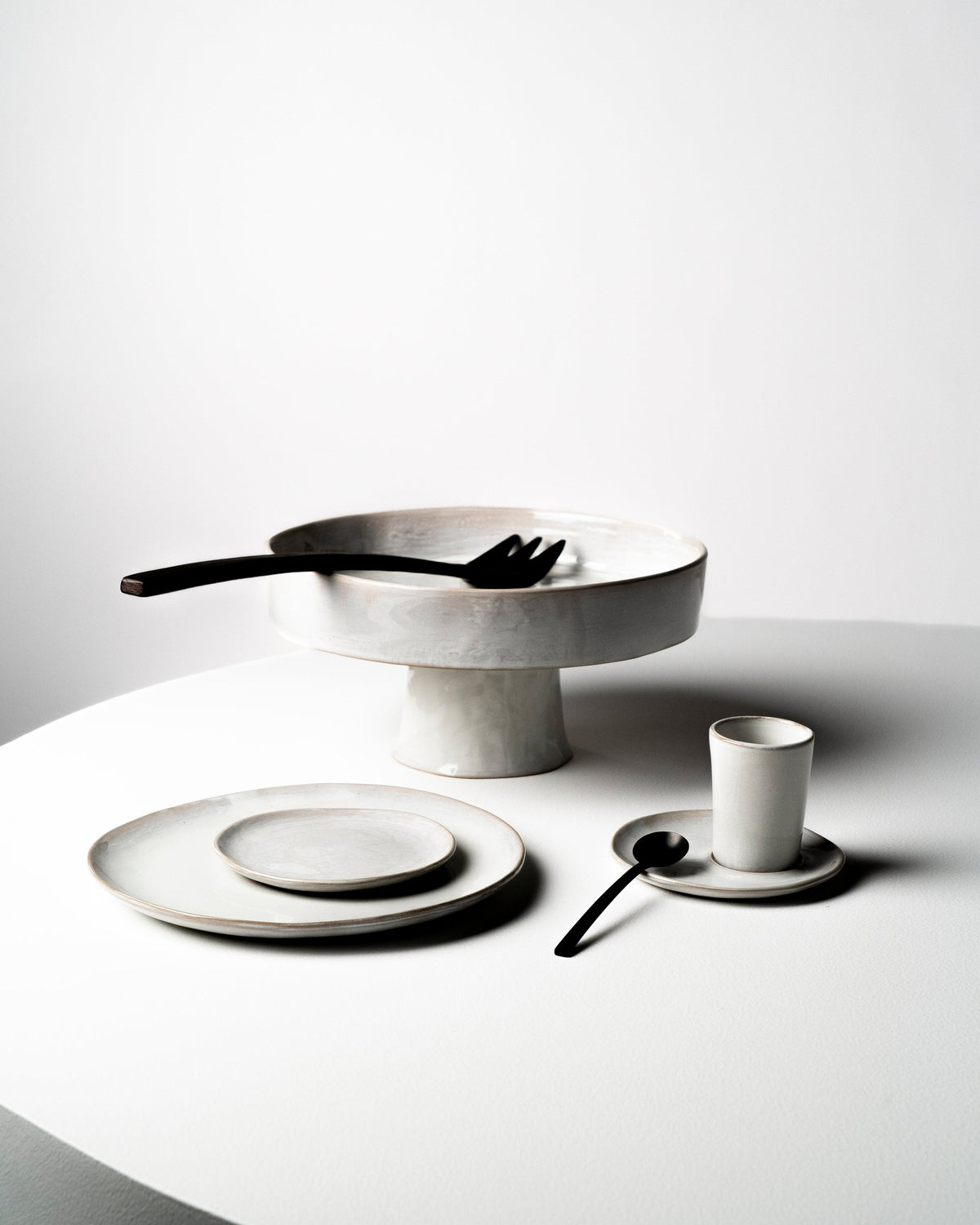 Broodbord Off White La Mère - Set van 2