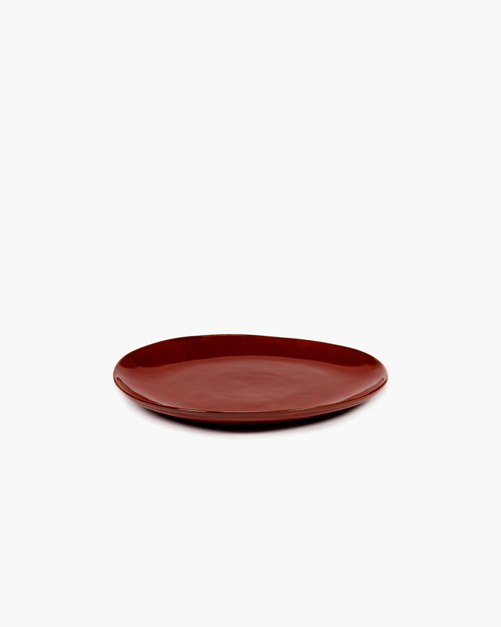Serax - Marie Michielssen - Bord L Venetian Red La Mère - Set van 2
