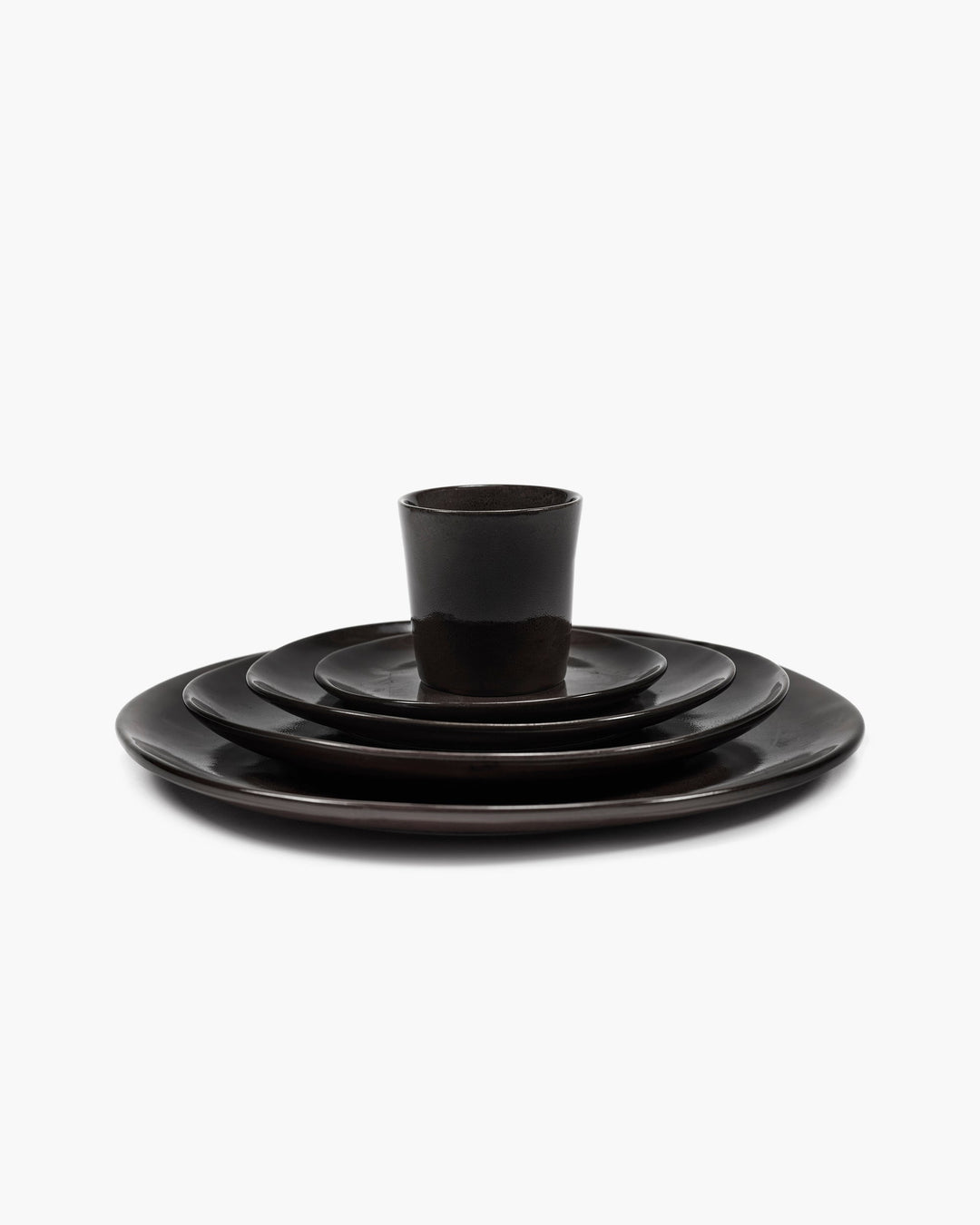 Bord XL Ebony La Mère - Set van 2