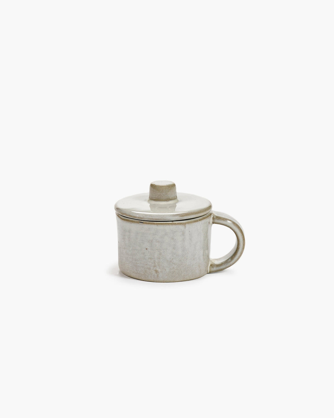Ristrettokop met Deksel Off White La Mère - Set van 2