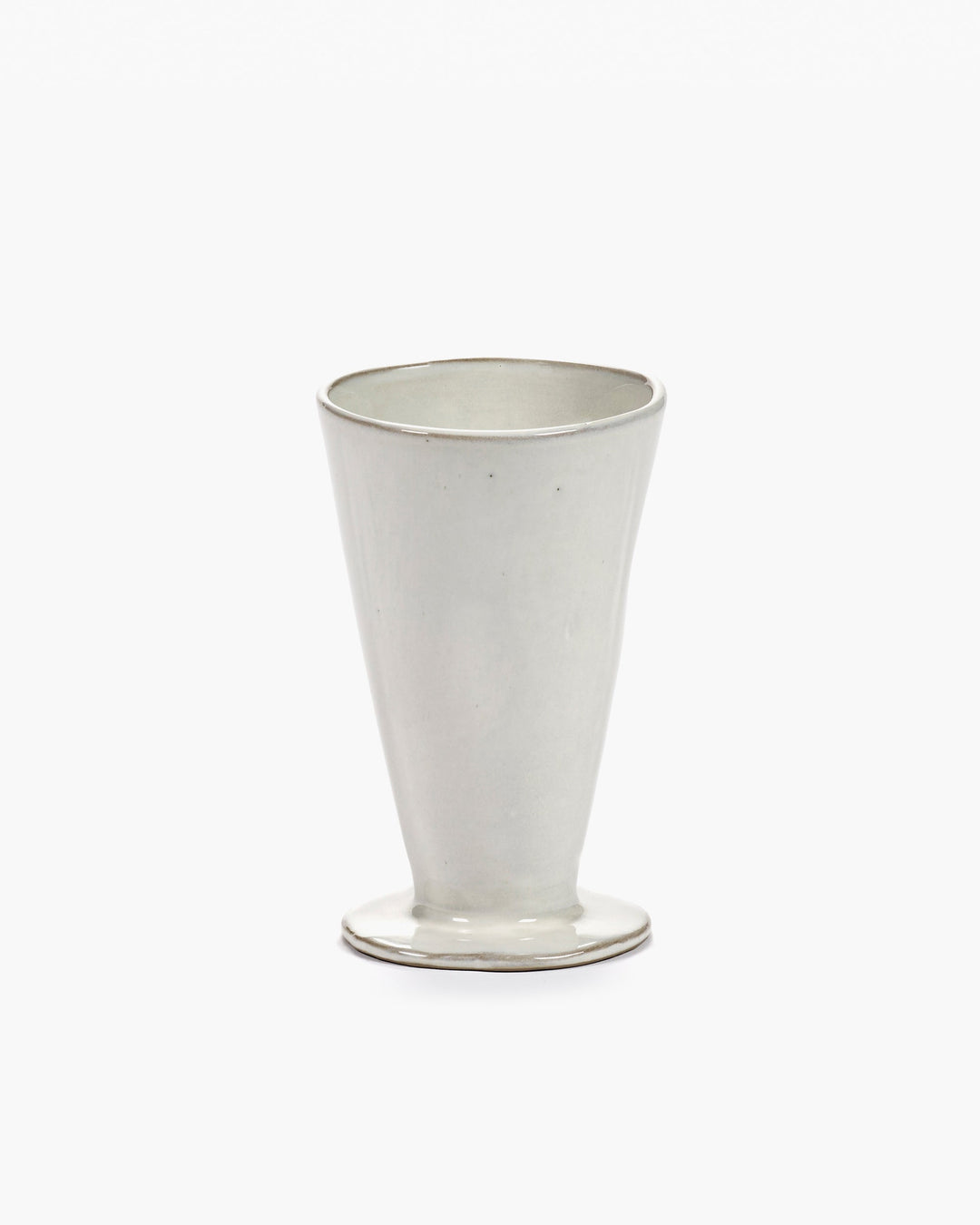 Beker op Voet Off White La Mère - Set van 2