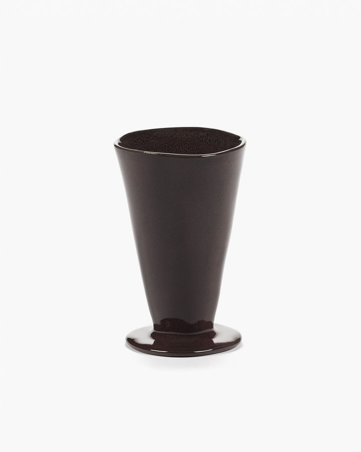 Beker op Voet Ebony La Mère - Set van 2