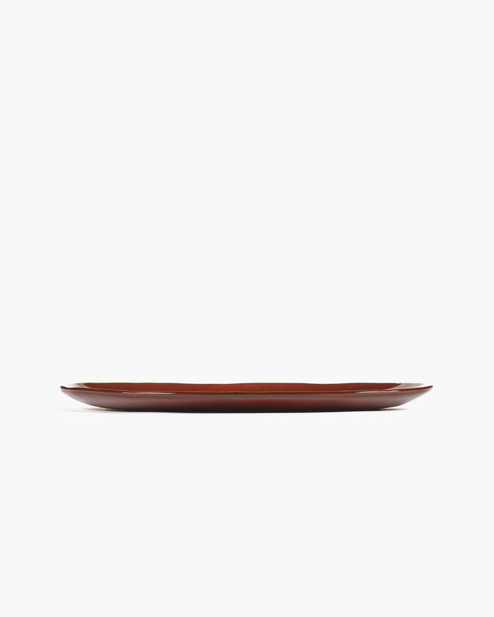 Serax - Marie Michielssen - Ovalen Bord Venetian Red La Mère - Set van 2