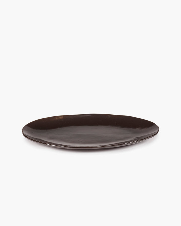 Ovaal Bord Ebony La Mère - Set van 2