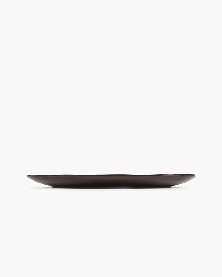 Ovaal Bord Ebony La Mère - Set van 2