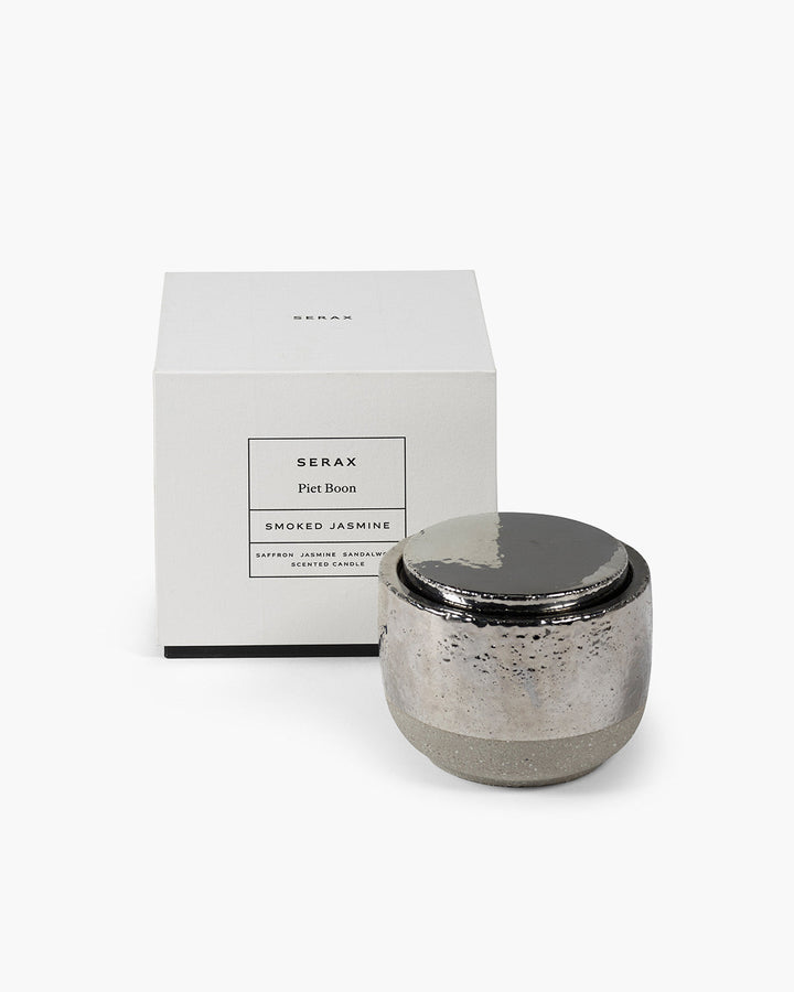 Geurkaars M Zilver Smoked Jasmine