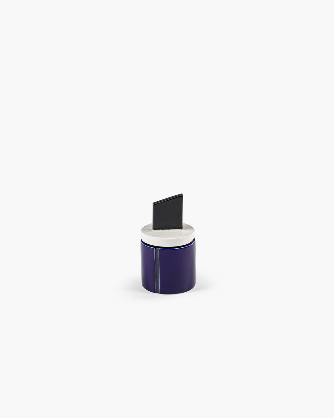 Geurkaars S Blauw Zwart Candela 01
