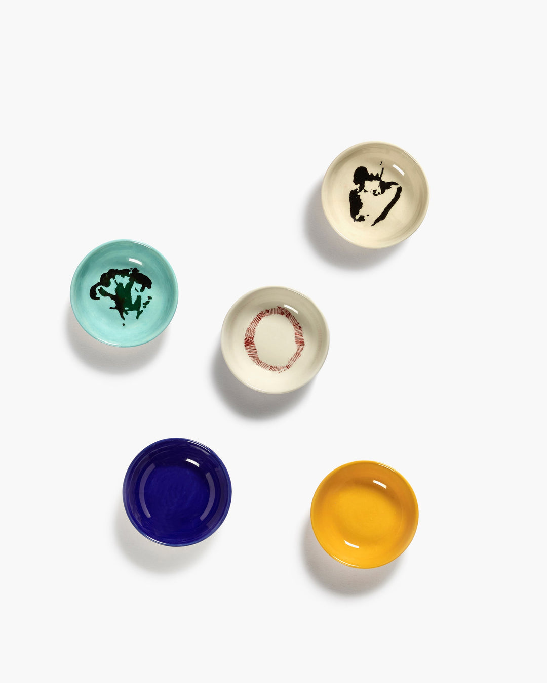 Schotel XS Wit Paprika Zwart Feast - Set van 8