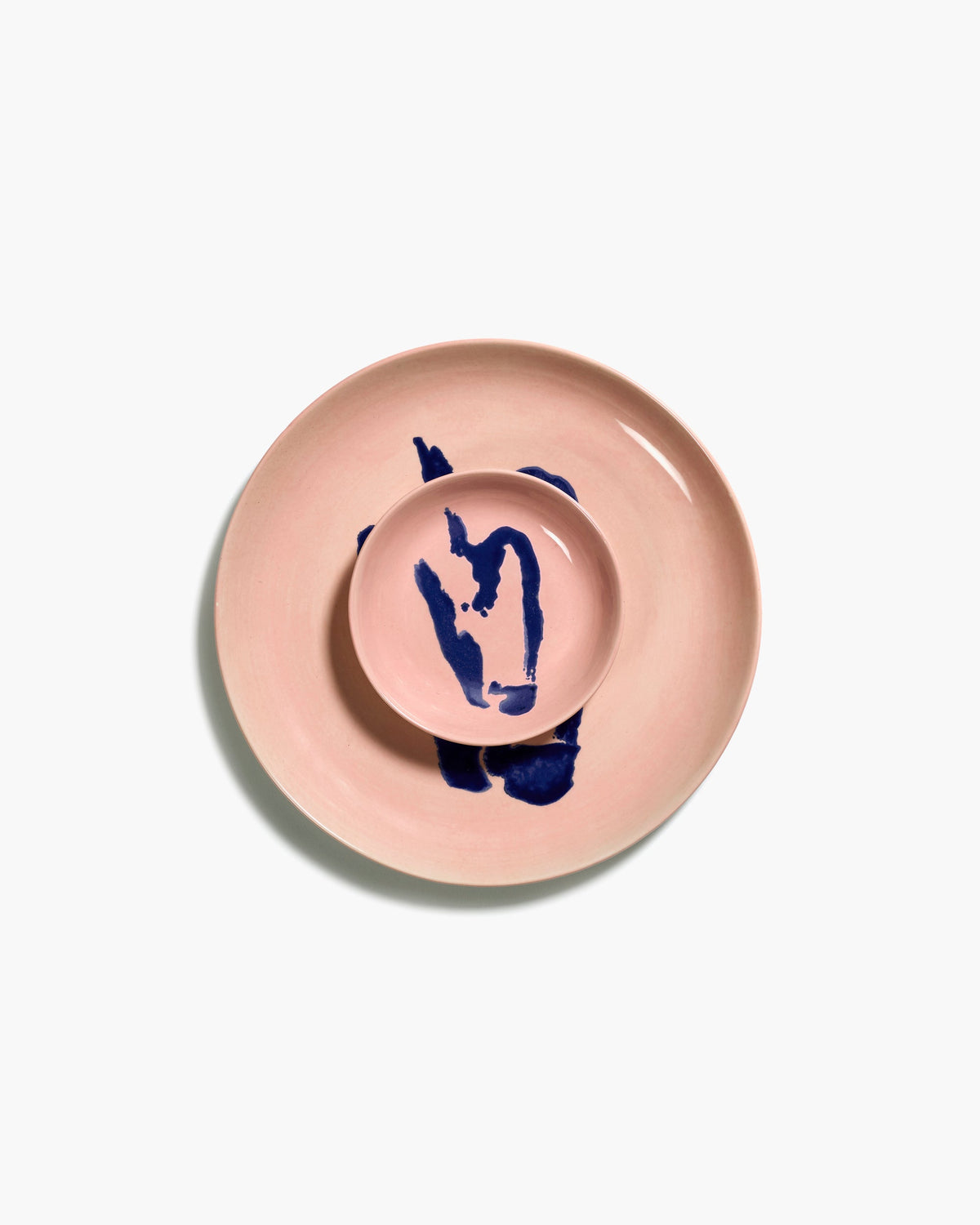 Schotel S Roze Paprika Blauw Feast - Set van 4