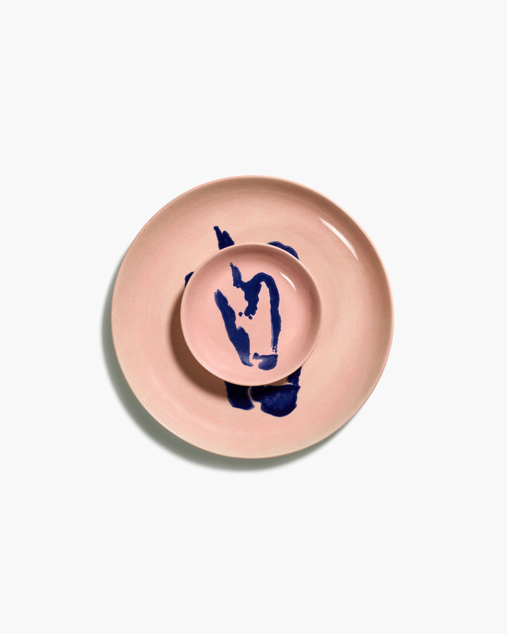 Schotel S Roze Paprika Blauw Feast - Set van 4