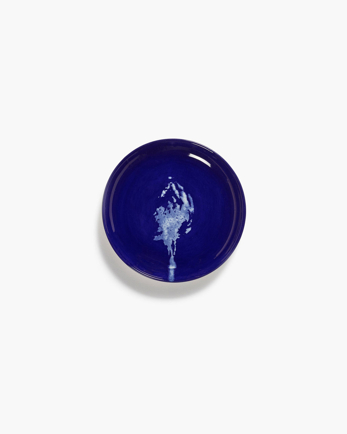 Bord XS Donkerblauw Artisjok Wit Feast - Set van 4