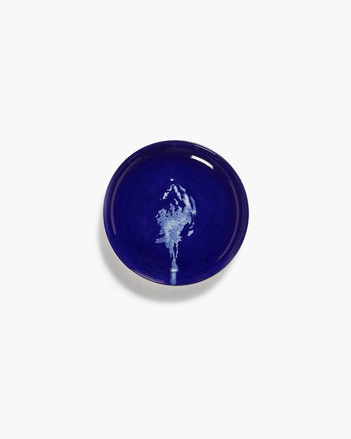 Bord XS Donkerblauw Artisjok Wit Feast - Set van 4