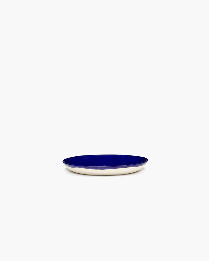 Bord XS Donkerblauw Artisjok Wit Feast - Set van 4