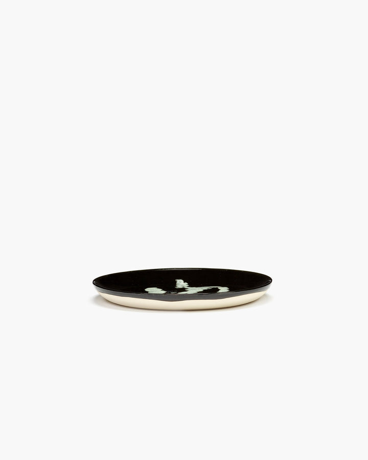Bord S Zwart Paprika Wit Feast - Set van 2