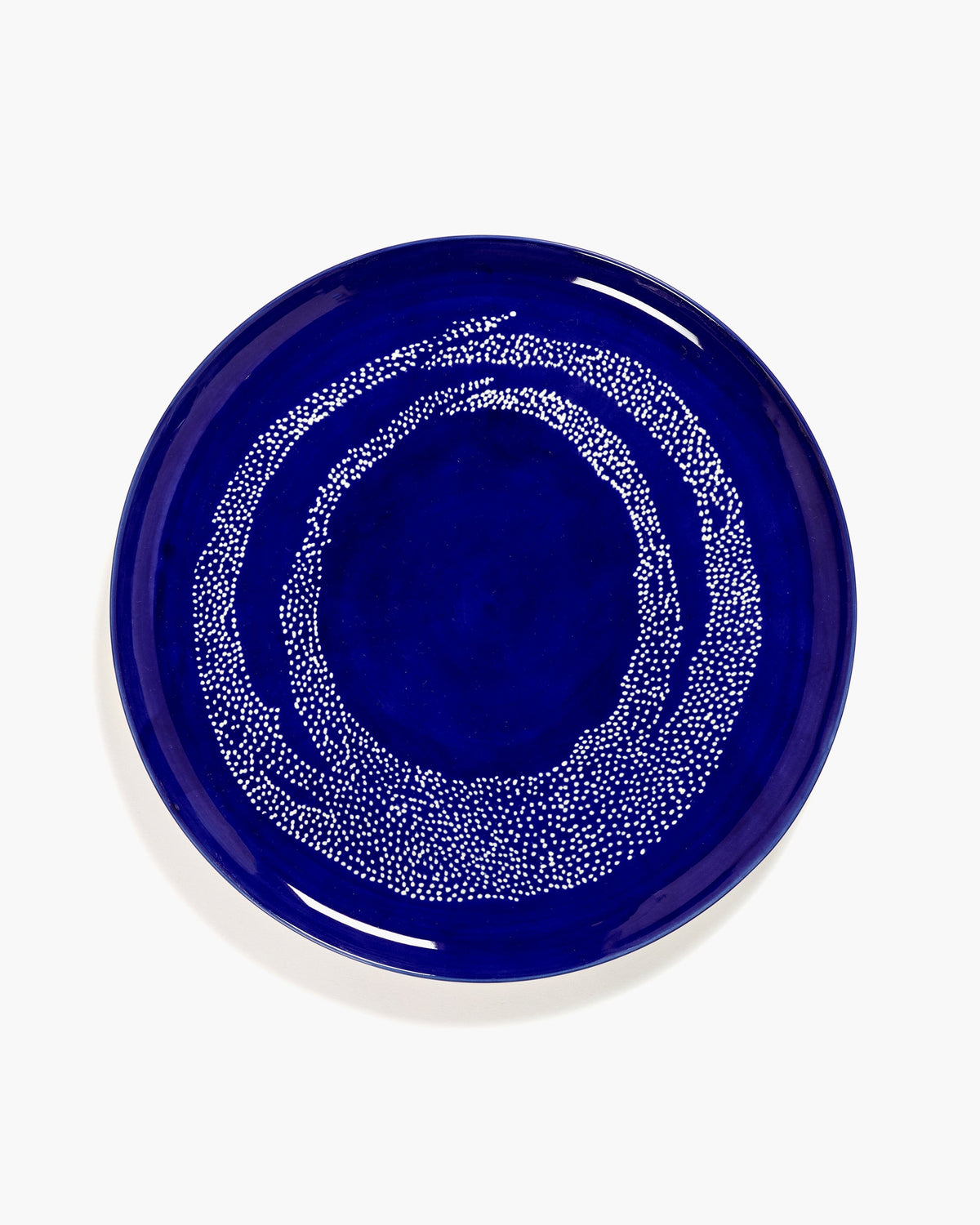 Serveerbord Donkerblauw Dots Wit Feast