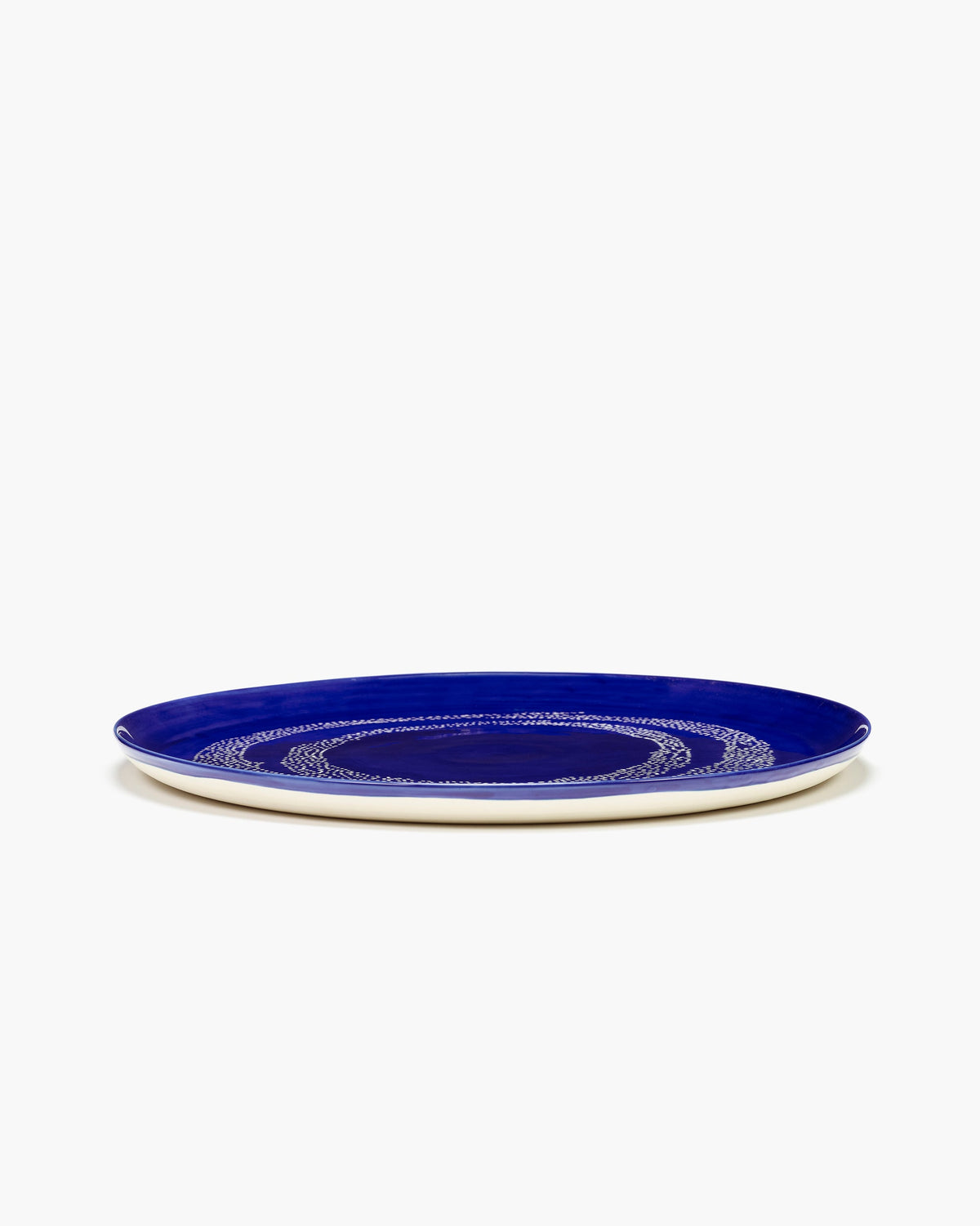 Serveerbord Donkerblauw Dots Wit Feast