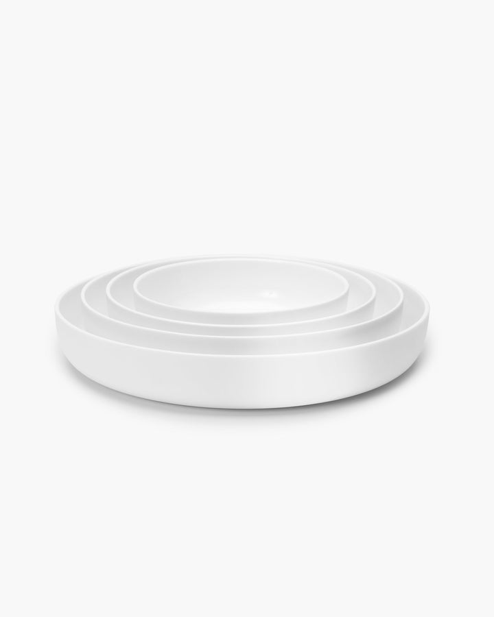 Diep Bord Geglazuurd S Wit Base