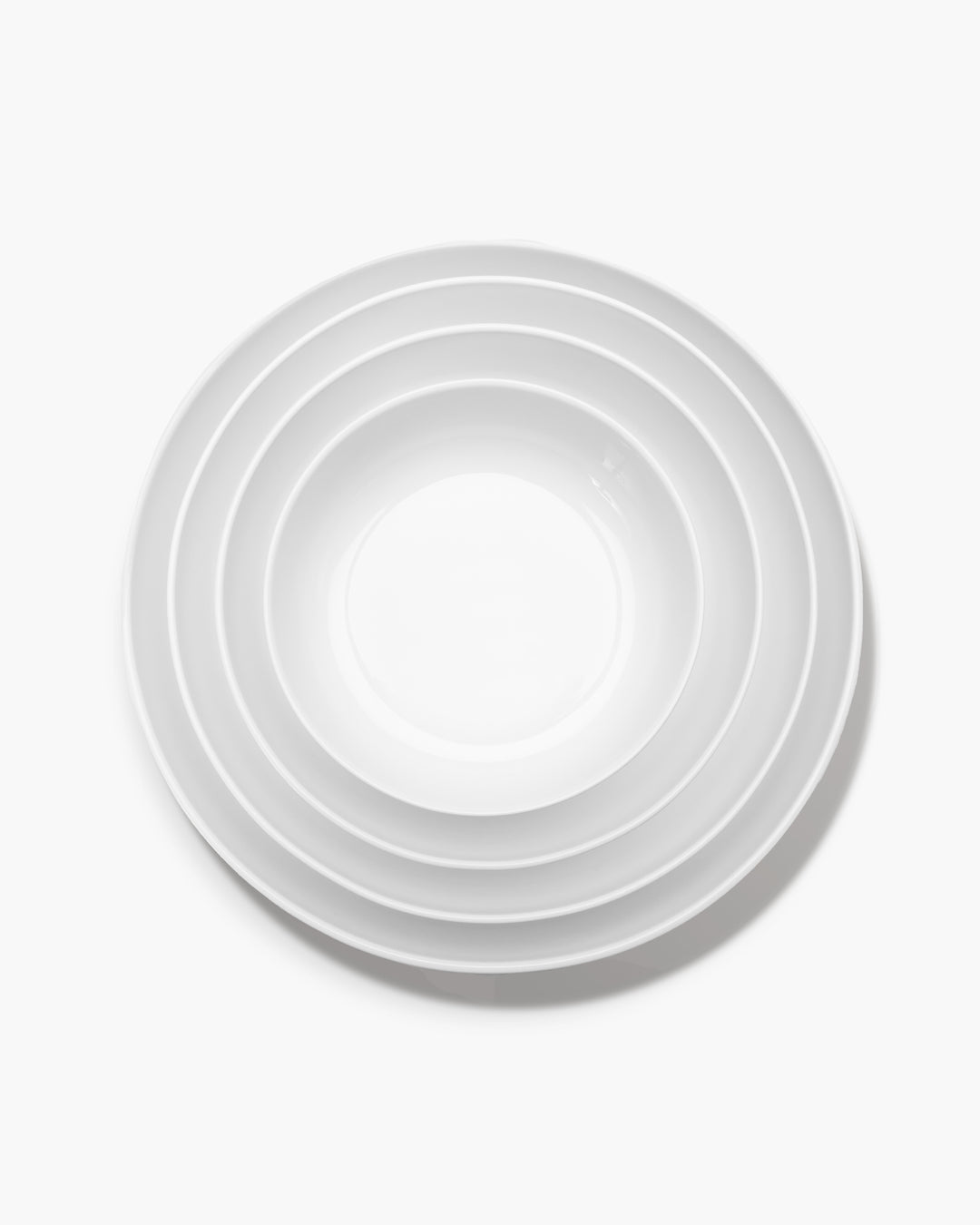 Serax - Piet Boon - Diep Bord L Wit Base - Set van 4