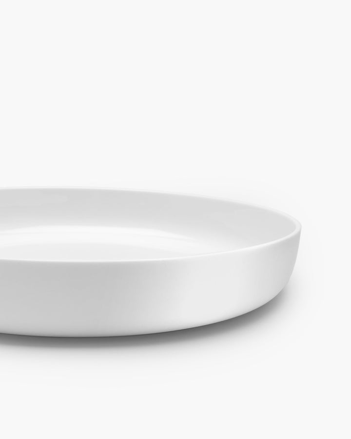 Diep Bord Geglazuurd XL Wit Base