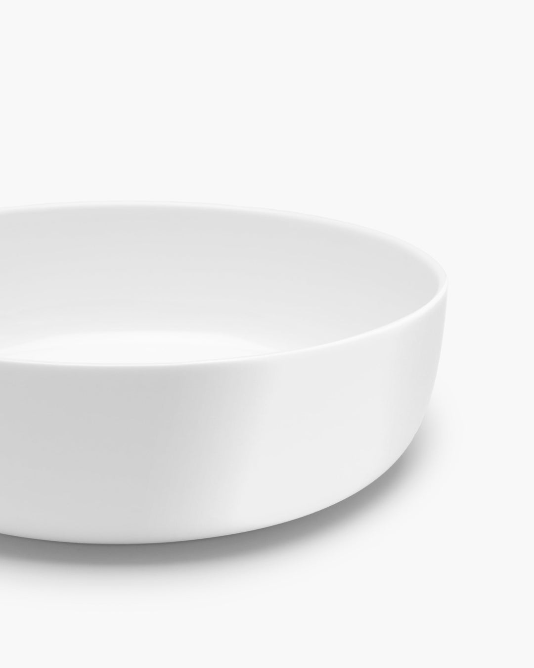Lage Kom Geglazuurd XL Wit Base