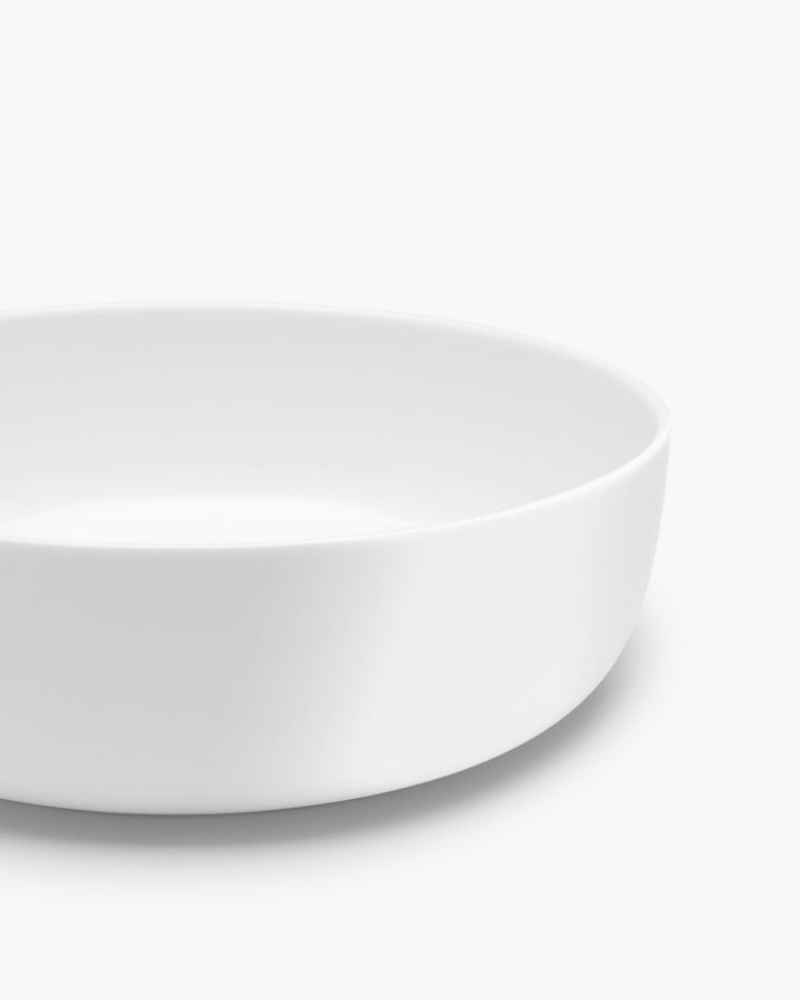 Lage Kom Geglazuurd XL Wit Base