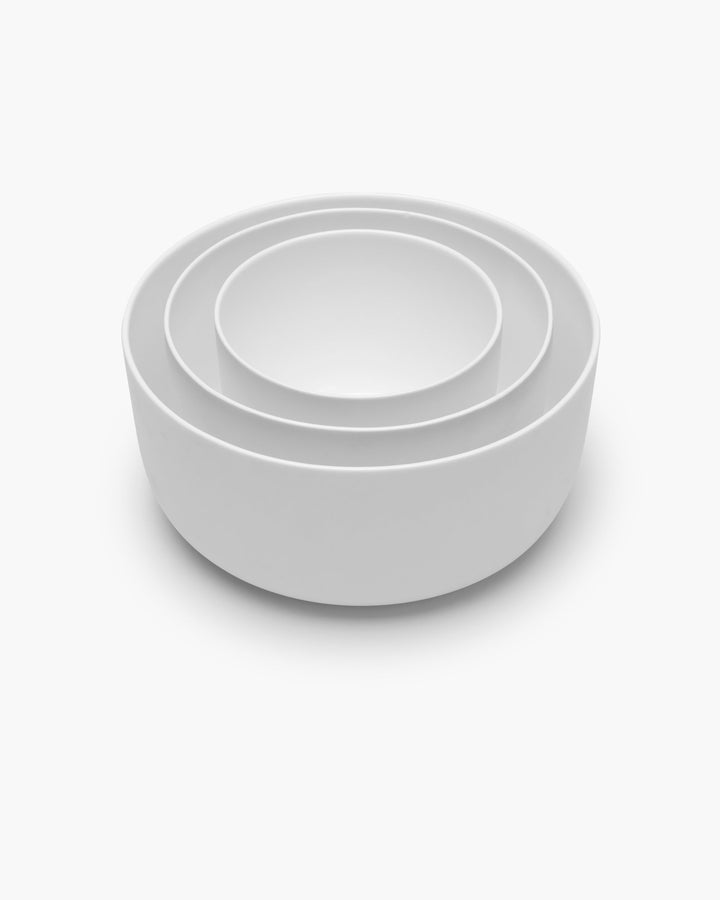 Kom L Wit Base - Set van 2
