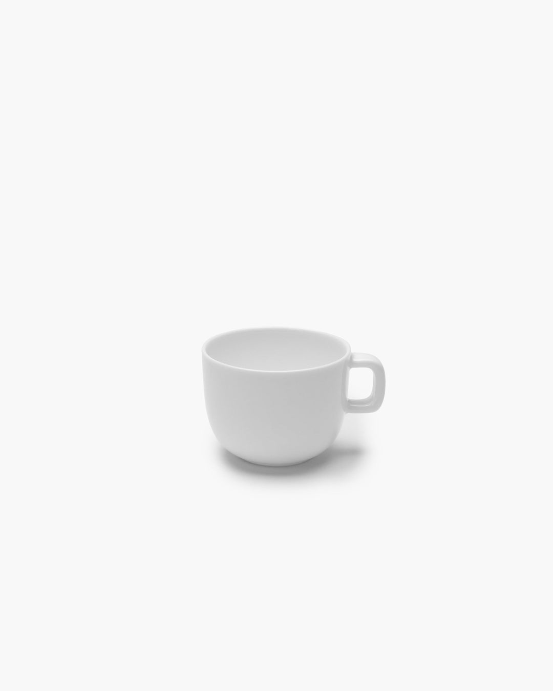 Espressokop Geglazuurd Wit Base - Set van 4