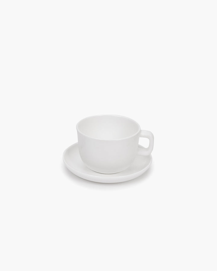 Schotel Espressokop Wit Base - Set van 4