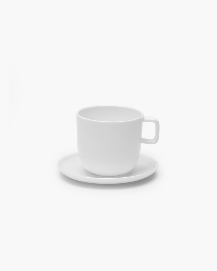 Schotel Koffiekop Wit Base - Set van 4