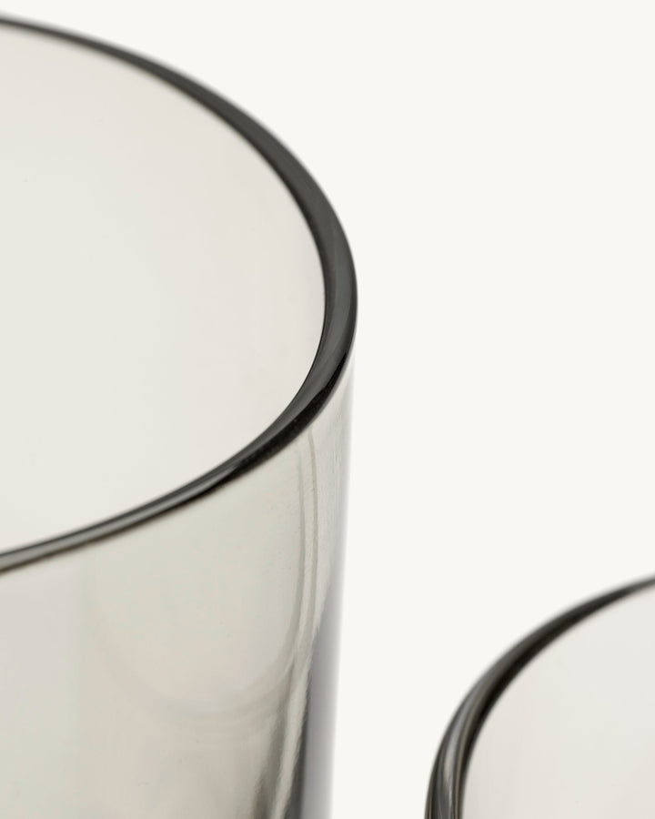 Glas S Grijs Inner Circle - Set van 4