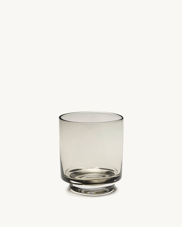 Glas M Grijs Inner Circle - Set van 4