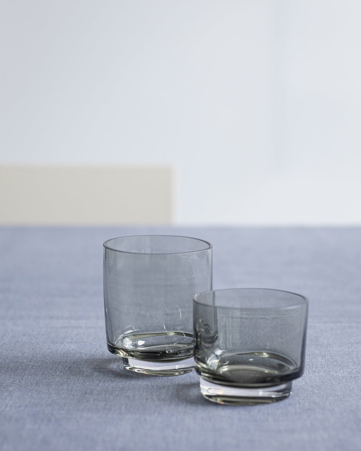 Glas M Grijs Inner Circle - Set van 4
