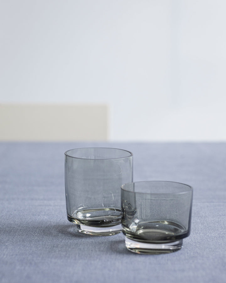 Glas M Grijs Inner Circle - Set van 4