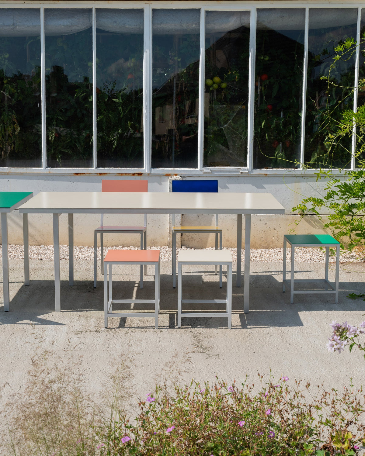 Eettafel M Ivoor Alu