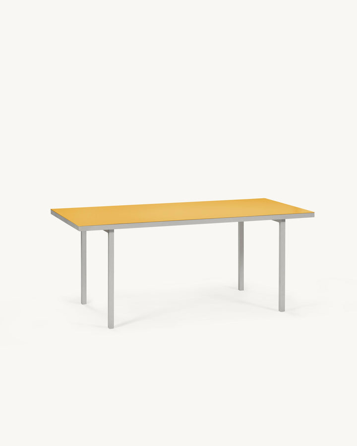 Eettafel M Geel Alu