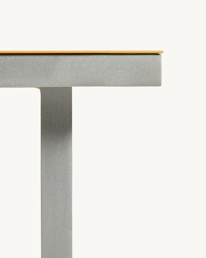Eettafel M Geel Alu
