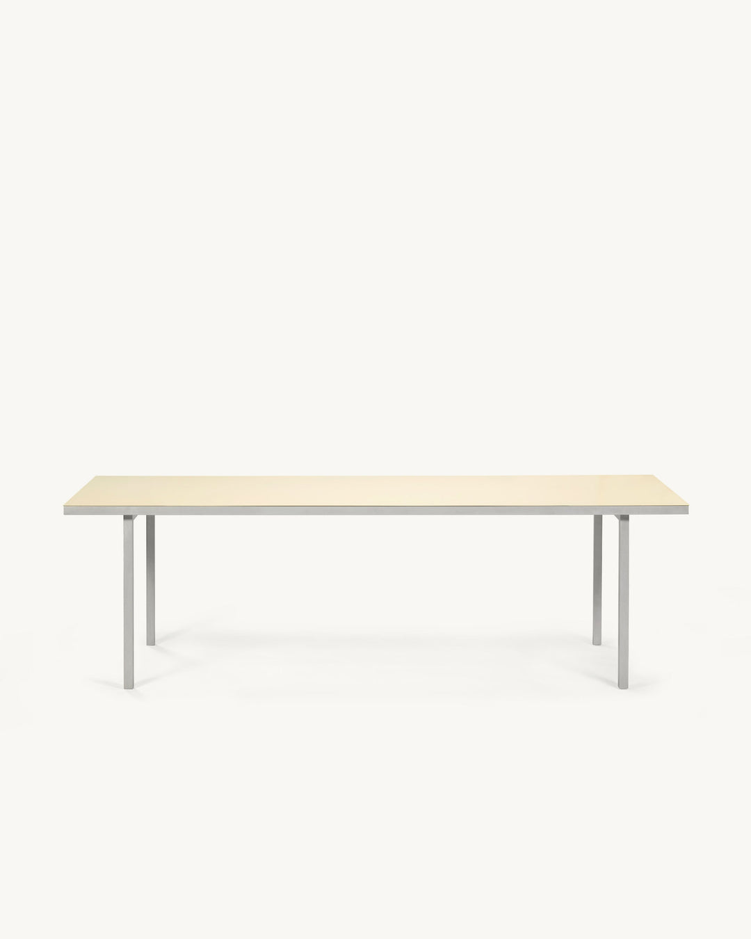 Eettafel L Ivoor Alu