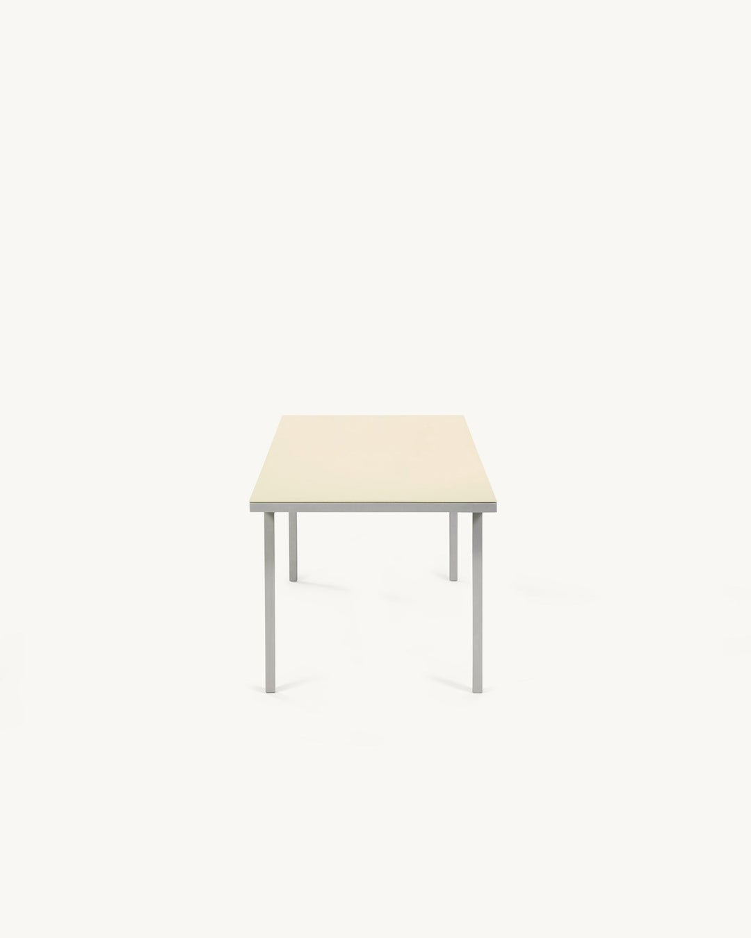 Eettafel L Ivoor Alu