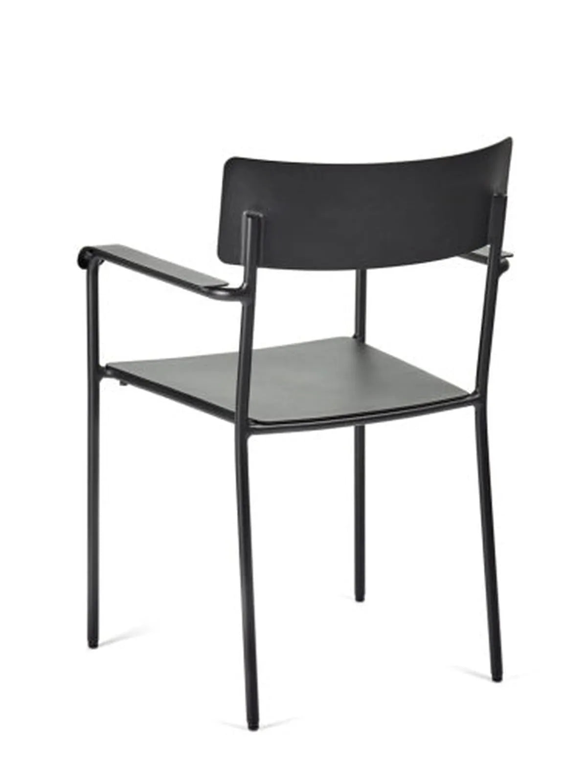Eetstoel + Armleuningen Zwart August