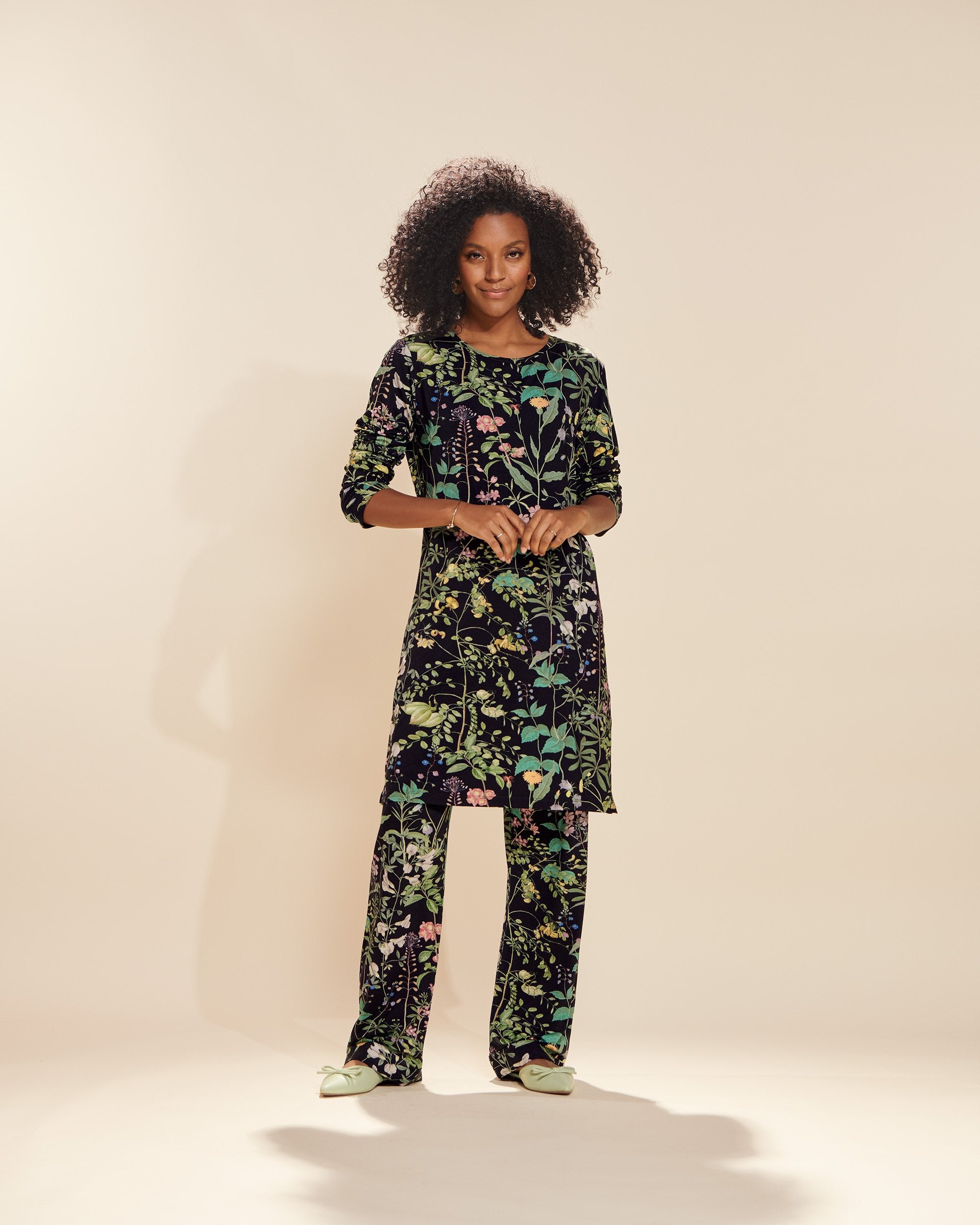 Emmy Augustine Nachthemd lange mouw - XL